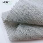 112cm Width Polyester Knitted Hair Interlining For Garment