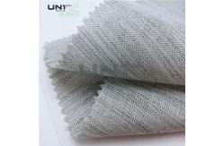 China 112cm Width Polyester Knitted Hair Interlining For Garment supplier