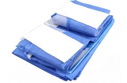 China SMS SPP Fabric Sterile Surgical Pack Laparoscopy Procedure Lamination Patient Disposable supplier