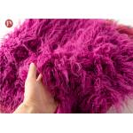 Toys Mongolian Fur Fabric , Upholstery Super Luxury Faux Fur Fabric Hometextile for sale