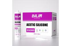 China BILIN S5000 Acetoxy Cure Silicone Sealant Automotive And Construction Applications supplier