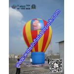 Oxford Fabric Inflatable Advertising Balloon , Inflatable Ground Balloon For Exhibition