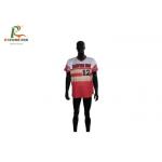 Dye Sublimation Mens Sports T Shirts ,  Mens Plus Size T Shirts Team Wear for sale