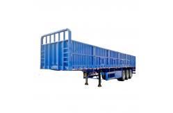 China 40FT 3 Axle Container Semi Trailer With Removable Side Wall supplier