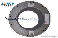 China Precision Ball Bearings Big Through Bore Slip Ring With Fiber Brush supplier