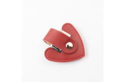 China OEM Leather USB Drive With Encryption Customized Color supplier