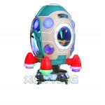 US PLUG Indoor Coin Operated Kiddie Ride MP5 Rocket Swing Car Game Machine for Amusement Game Center for sale