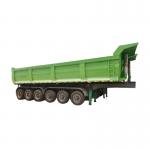 H Beam 6 Axle Dump Semi Trailer Truck 50cubic Meters Volume