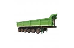 China H Beam 6 Axle Dump Semi Trailer Truck 50cubic Meters Volume supplier