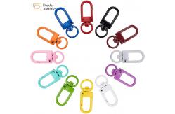 China Metal Swivel Snap Hook Clips , Lobster Trigger Clasps For Keychain Diy Charms supplier