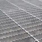 Black Hot Dip Galvanized Grating Industrial Serrated Galvanized Grating 25x3