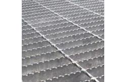 China Black Hot Dip Galvanized Grating Industrial Serrated Galvanized Grating 25x3 supplier