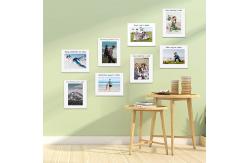 China Lightweight Peel And Stick Photo Frames Dry Erase Picture Frame 8x8 supplier
