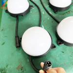 Indoor & Outdoor SMD5050 RGB DMX SPI Pixel Point Lights 100mm Addressable Dot for Landscape Building Theme Park IP68 Rated for sale