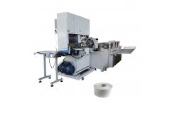 China Automatic Toilet Paper Maxi Roll Band Saw Cutting Machine 380V New Condition supplier