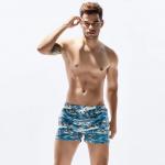 Summer Mens Beach Wear Shorts Printed Fashion Sports Mens Swim Shorts for sale
