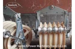 China Nylon Sheaves Conductor Stringing Blocks With Grounding Rollers supplier