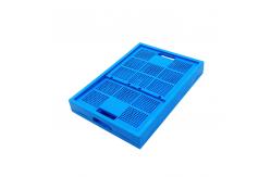 China Large 800 mm Plastic Collapsible Crates With 4sets Casters Option supplier