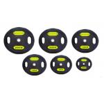 PU / Steel Barbell Weight Plates 1.25 - 25 kgs Gym Accessories For Fitness Clubs for sale