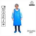 Healthcare Disposable Protective Apron PE For Hospital Restaurant for sale