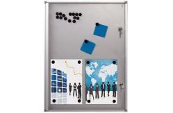 China Silver Landscape 8.5mm ODM Lockable Sign Frames supplier