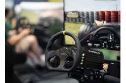China Cammus Servo Motor Manual Steering Wheel PC Game Driving Simulator supplier