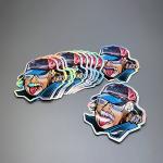 Zipper Die Cut Mylar Bags For Packaging Candy Cookies OEM Logo Design for sale