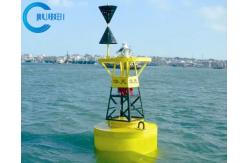 China Green Red Yellow Water Navigation Buoys Ocean With Solar Signal Light supplier