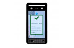 China Health Digital EU Green Pass Scanner 8 Inch Face Recognition Access Control supplier