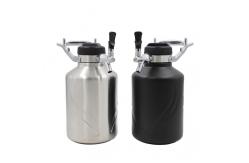 China Double Wall Vaccum Growler Home Nitro Cold Brew System 2L supplier