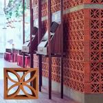 Unglazed Terracotta Tile Exterior Hollow Clay Brick Decorative for sale