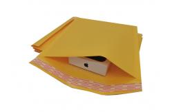 China Cushioned 8.5x12 Inches Yellow Bubble Wrap Envelope Flap 40mm Wide supplier
