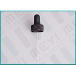 Monprene Bulb Dropper For Glass Dropper Bottles , Black Essential Oil Dropper 