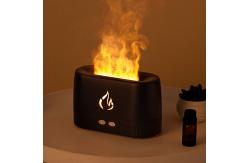 China HOMEFISH 230ML Aromatherapy Ultrasonic Flame Aroma Diffuser With Warm Light supplier