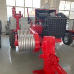 Bull Wheel Cable Pulling Max 9T Transmission Line Stringing Equipment for sale