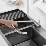 Concealed Folding Kitchen Water Faucets Handy Operation Sink Tap ODM for sale