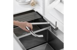 China Concealed Folding Kitchen Water Faucets Handy Operation Sink Tap ODM supplier