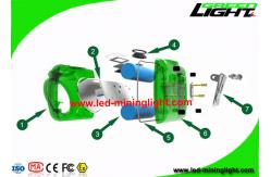China Brightest Cordless Mining Cap Lights Electrical Protection Hard PC Material supplier