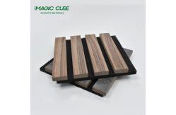 China Eco-Friendly Acoustic Wooden Panel with Polyester Fiber and Contemporary Design Style supplier