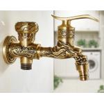 Decorative Funny Double Handle ODM Outdoor Water Faucet Tap for sale