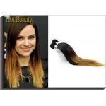 Silky Straight Ombre Remy Human Hair Extensions With Model Show Wedding Party Meeting for sale