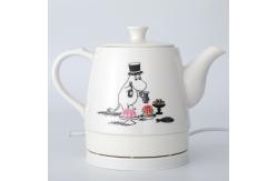 China 360° Cordless Electric Ceramic Teapot Kettles 0.8L 1350W supplier