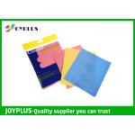 Blue Yellow White Nylon Scrub Pad , Cloth Scouring Pads For Dishes HK0610 for sale