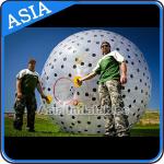 Inflatable Color Dots Aqua Zorbing Ball Played On Grassland / Water for sale