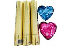 China Blue Pink Party Confetti Popper Baby Shower Confetti Shooter For Gender Reveal supplier