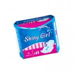 Feminine Hygiene Products Cotton Regular Winged Sanitary Pad Blue Printing Strip Cheap Sanitary Napkins Towels for Women for sale