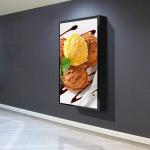 43 Inch High Bright  Window LCD Display Wall Mount Window Facing Commercial Display for sale