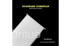 China Cpp Matte Standard European Board Games Sleeves 62x94mm For Cards Protection supplier