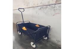 China Four Wheel Collapsible Wagon Cart Large Capacity Foldable Garden Trolley supplier