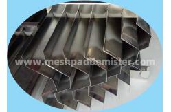 China Tack Weld Frame 316L Chevron Plate Demister Mist Eliminator supplier